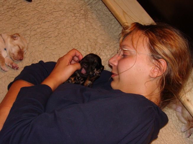 Kuscheln mit Kristina